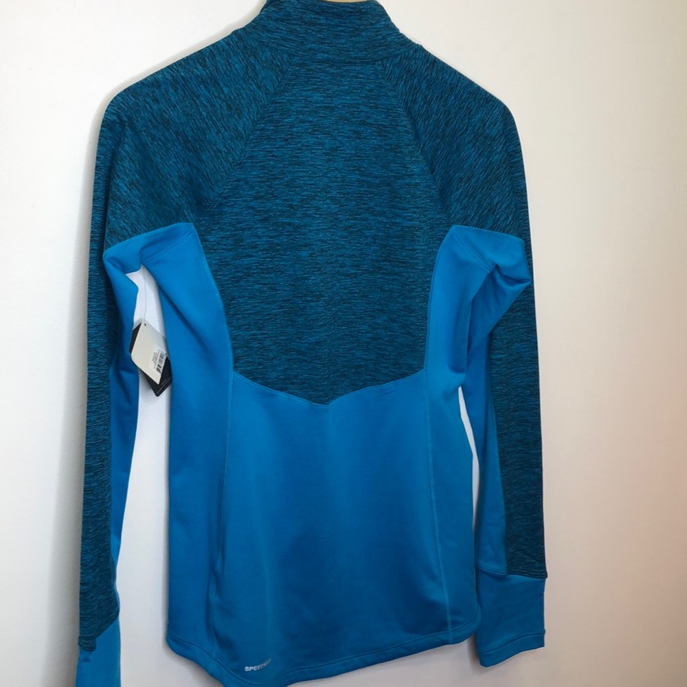 NWT Reebok Blue Half-zip Pullover Sz Small Active - Picture 3 of 5